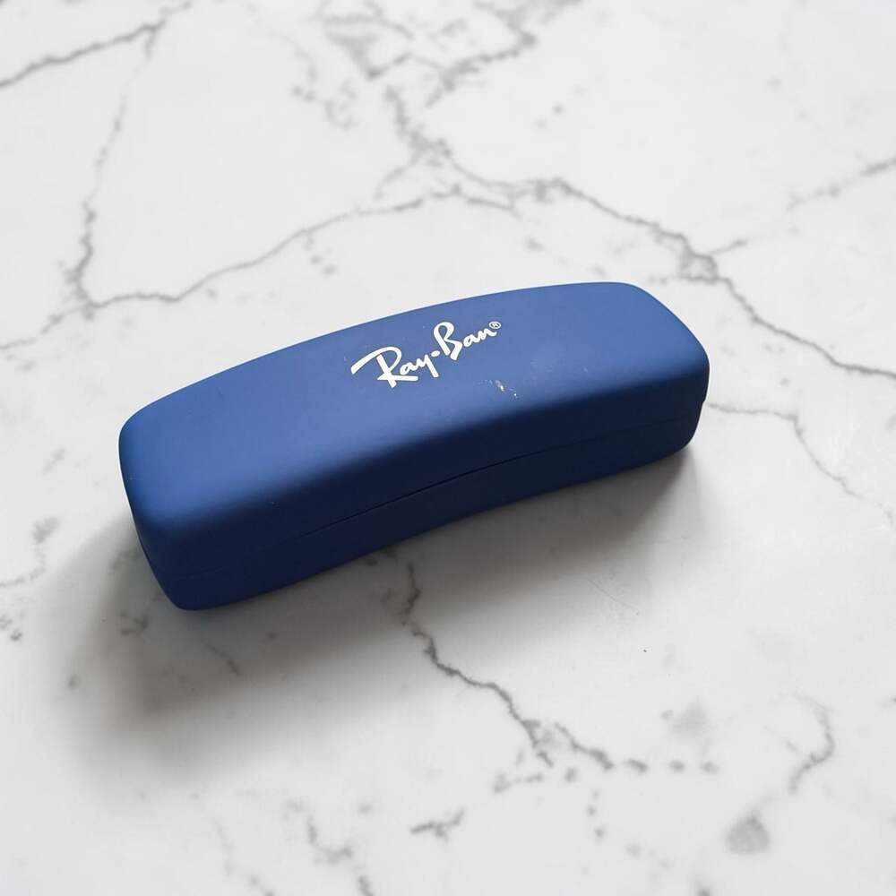 Ray-Ban Blue Hard Shell Eyeglass Case